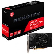 Resim MSI Radeon RX 6400 AERO ITX 4G RX6400 4GB GDDR6 64B PCIE 4.0 X4 (1XDP 1 