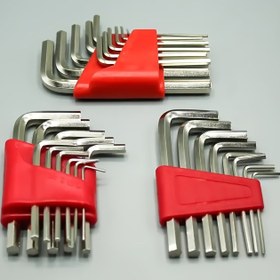 Resim Bisiklet Askı Musluğu Sökme İçin Metal İkili Tornavida Kiti, Kompakt L-Şekilli El Aletleri, 90° Sağ Açılı Bükme İşlemi ile Çok Boyutlu (2mm-6mm) 5/8 Parça Metrik İnbus Anahtar Seti 