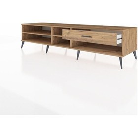 Resim Kronos Tv Ünitesi 2 Raflı Tek Çekmeceli 220x59x51 Çam-çam Atlas Çam/atlas Çam - Atlas Çam 