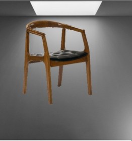 Resim Bengimobilya Zus589 Tam Kolçak Sağlam Sandalye Kayın Torna Retro Iskelet Parla 