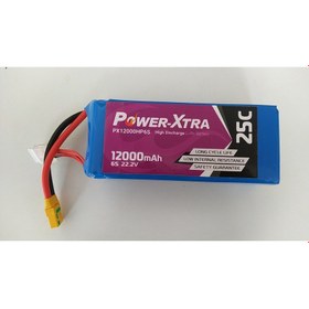 Resim 6s 12000MAH 25C Üst Kalite Lipo Pil - Lipo Batarya (Power-Xtra) 