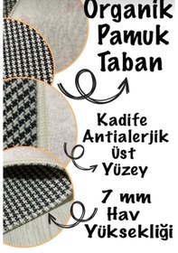 Resim Kuş Tüyü Kaymaz, Organik Pamuk Dokuma Taban Banyo Paspası-100X100 - 60X60 - 40X60 Cm (3'Lü Set) Çok Renkli 