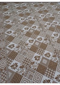 Resim Savan Dokuma Halı Örtüsü 6m² 200 300cm Kale Kahve3 Kahverengi 