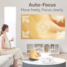 Resim Wanbo X5 Projeksiyon Cihazı 1100 ANSI Lümen, Android, Full HD, 4K DC, Otomatik Odaklama, Otomatik Keystone, Perde Algılama 