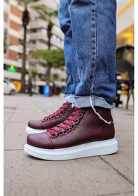 Resim Chekich Ch258 Cbt Roma Erkek Bot Bordo Bordo 