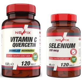 Resim Vitamin C 1000 MG 120 Tablet Selenyum 200 Mcg 120 Tablet 