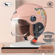 Resim Eternal Luck Her Mevsime Uygun Çocuk Kaskı L003 Pembe 