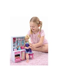 Resim Oydaş Oyuncak Bebek Mutfak Seti Fırınlı, Aksesuarlı Kız Çocuk Oyuncağı 