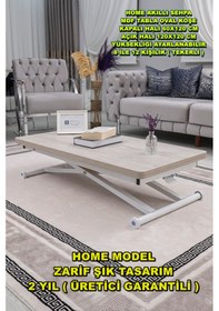 Resim Home Üst Tabla Mdf Libon Oval Köşe Alt Beyaz 