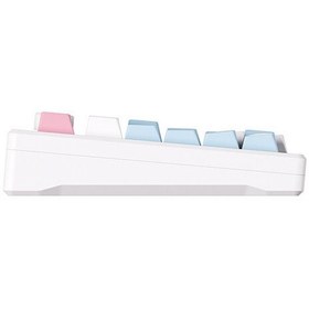 Resim Akko MOD 007 HE PC Stellar Journey Hall Effect Cream Yellow Magnetic Switch RGB Mekanik Oyuncu Klavye 