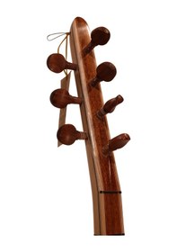 Resim Telli Çalgı Yapım Kısa Sap Yaprak Padouk Parlak Cilalı 45 Tekne Profesyonel Bağlama 