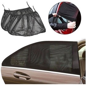 Resim Araba Yan Pencere Sivrisinek Koruyucu Rüzgar Geçirmez Perde 