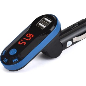 Resim Hello HL-19683 FM Modulatör Çift USB/SD/MP3 12-24 Volt Bluetooth Hafızasız Fm Transmitter 