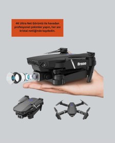 Resim Zengemtx Yükseklik Sabitlemeli Katlanabilir Drone 1080p 4k Kamera Seçenekli 