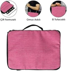 Resim Microcase Samsung Galaxy Tab A11 8.7 inch Tablet Uyumlu Tablet Çanta+Türkçe Bluetooth Klavye +Mouse+ Standı - Pembe AL8127 