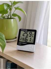 Resim Wetto Dijital Termometre & Nem Ölçer Lcd Ekranlı 