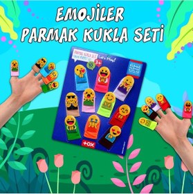 Resim Tox Emojiler 10 Parça Parmak Kukla . Eğitici Oyuncak T106 