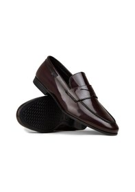 Resim Deery Erkek Bordo Hakiki Deri Loafer Ayakkabı - 01988mbrdc01 Bordo 