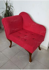 Resim aldagelsin Yeni Model Tekli Köşe Koltuğu Josefin Bench Ceviz Ayak 