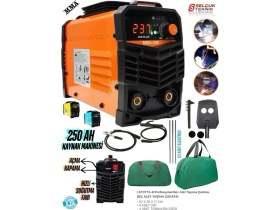 Resim 250 Amper Inverter Kademeli Çanta Kaynak Makinesi + LSTCT15-B Profesyonel Bez Alet Taşıma Çantası 