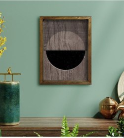 Resim Bk Home Modern Art Tasarımlı Doğal Masif Ahşap Çerçeveli Tablo-6 (551089891) 