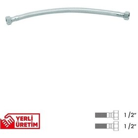 Resim Bağlantı Hortumu 1/2'1/2 50 Cm 