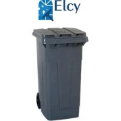 Resim Elcy 240 Lt Gri Çöp Konteyneri (Isıya Dayanıklı) 