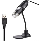 Resim Vkemall Usb El Tipi Dijital Mikroskop 1000x 8 Led Işıklı Yumuşak Borulu Tripodlu Bilgisayar Uyumlu Canlılar-elektronik Devre Gözlem İçin 