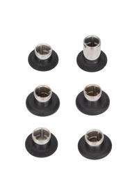 Resim Ximistore9 Xbox One Elite Controller Seri 2 Model 1797 İçin 6'lı Metal Mod Değiştirilebilir Dokulu Lastik+çelik Joystick Seti - Dayanıklı Malzeme - 