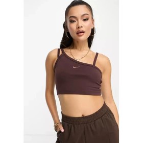 Resim Nike Sportswear Everyday Modern Crop Kesim Kadın Kahverengi Atlet 