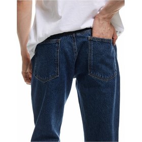 Resim Koton Normal Bel Pamuklu 90's Slim Fit Jean Pantolon - Howland Jean Koyu İndigo 5sam40018nd İndigo 