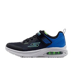 Resim Skechers Microspec Max Advance Squadpacer Erkek Çocuk Siyah Günlük Ayakkabı 
