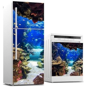 Resim Buzdolabı Ve Bulaşık Makinası Beyaz Eşya Sticker Kaplama Denizalt (498531978) 