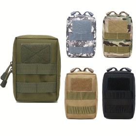 Resim 1000D Molle Pouches - Taktiksel Kompakt EDC Küçük Çanta Pouch Yele Kemer Aksesuarları 
