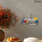 Resim 2D Düz, 1 Adet 2D Düz Yelkenli Güneş Batımı Metal Duvar Sanatı Lazer Kazımalı Yelkenli El İşi, Oturma Odası Yatak Odası Dekoru Mükemmel Ev Hediyesi Tatil Hediyesi Doğum Günü Hediyesi Çiftlik Evi Dekorasyonu, Oda Dekoru İçin Mükemmel 
