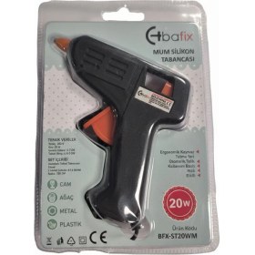 Resim Bafix Mum Silikon Tabancası Siyah 20W 