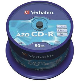 Resim Verbatim Azo 700mb 52x 80mın Cd-r 50li Paket 