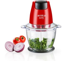 Resim Hızlı ve Güçlü Elektrikli Doğrayıcı, Şık Kırmızı Renk Seçeneği ile Kullanıma Hazır 