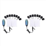 Resim Sanctuary Vault 2x Masaj Hareketi Motor Isıtma Masaj Koltuğu Aksesuarları Ofis Koltukları Kanepeler ve Mobilyalar Için Uygun (Yurt Dışından) 