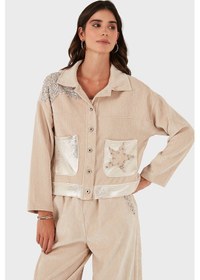 Resim Via Dante Bayan Ceket 69143740 Bej Bej 