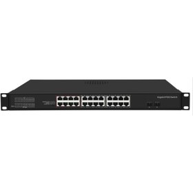 Resim 24 Port 10/100/1000 +2 Gigabit Sfp Int. Poe Switch (300W) 