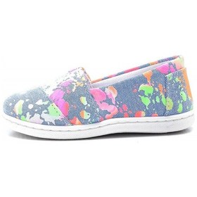 Resim Çocuk Keten Babet Ayakkabı Mavi-f-486 Mavi 