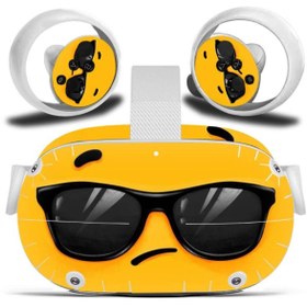 Resim Konsol İstasyonu Oculus Meta Quest 2 Cool Gözlük Stickerı 