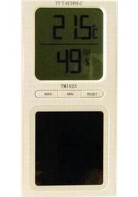 Resim Tm1023 Güneş Enerjisi ile Çalışan Lcd Termometre 