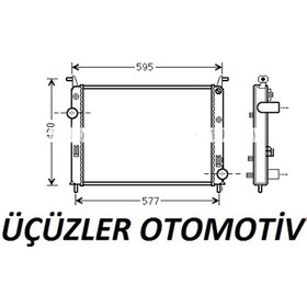 Resim 1.3 Radyatör Albea Palio 51806901 5171812 