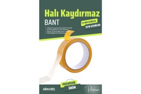 Resim Elevats Premium Halı Kaydırmaz Bant Halı Kilim Sabitleme ve Yapıştırma Bandı 