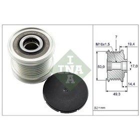 Resim Ina 535014010 Alternator Kasnagi 04801250aa 04801250ab 04801250ac 