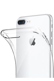 Resim CaseArt Iphone 8 Uyumlu Kılıf Şeffaf Silikon Kapak ve Ekran Koruyucu Set 