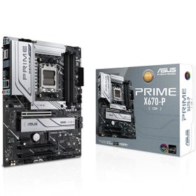 Resim Asus Prime X670-P-CSM DDR5 6400MHz AM5 Micro ATX Anakart 