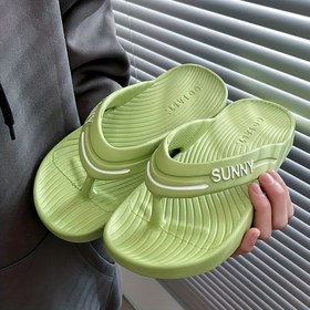 Resim Minimalist EVA Terlikler - Kaymaz, Kokuya Dayanıklı Kalın Tabanlı Terlikler - İç ve Dış Mekan Kullanımı İçin Mükemmel - Çiftler, Ev, Plaj ve Günlük Giyim İçin - Bahar/Sonbahar Koleksiyonu, Plaj Sandaletleri | EVA Malzeme | Kokuya Dayanıklı 